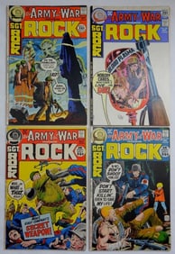 (4) SGT ROCK ARMY AT WAR #236 thru #239
