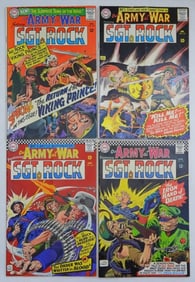 (4) ARMY AT WAR SGT ROCK #162, #163,