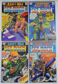 (4) ARMY AT WAR SGT ROCK #167, #171,