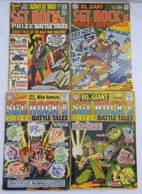 (4) PRIZE BATTLE TALES SGT ROCK LOT
