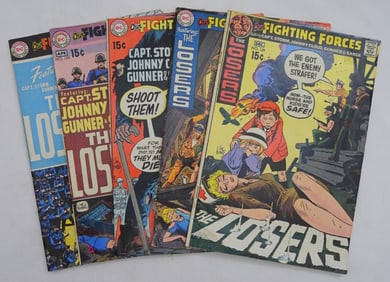 (5) FIGHTING FORCES "THE LOSERS" LOT