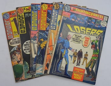 (6) FIGHTING FORCES "THE LOSERS" LOT