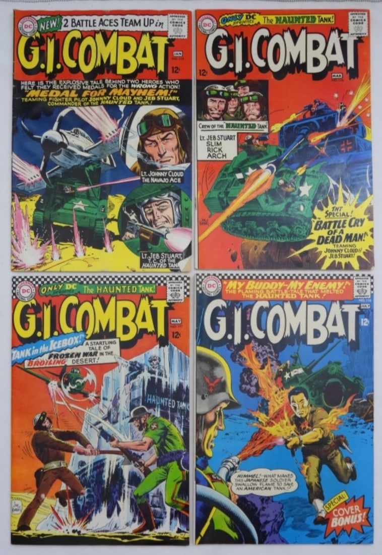 (4) G.I. COMBAT "THE HAUNTED TANK!" (1 of 2)