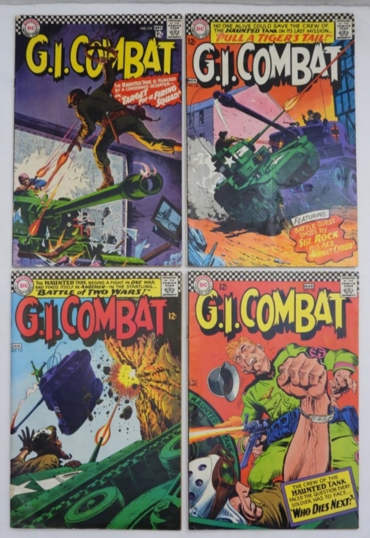 (4) G.I. COMBAT "THE HAUNTED TANK!" (1 of 2)