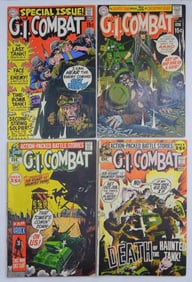 (4) G.I. COMBAT DC COMICS LOT