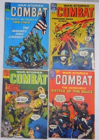 (4) DELL WAR-STORIES COMBAT 12c