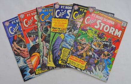 (6) CAPT. STORM 12c DC COMICS