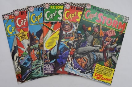 (6) CAPT. STORM 12c DC COMICS