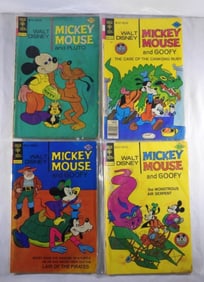 (4) GOLD KEY MICKEY MOUSE COMICS