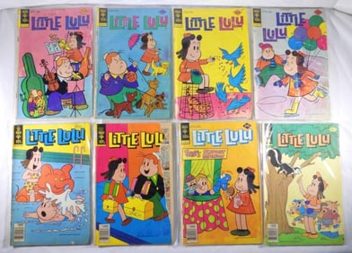 (8) GOLD KEY LITTLE LULU COMICS