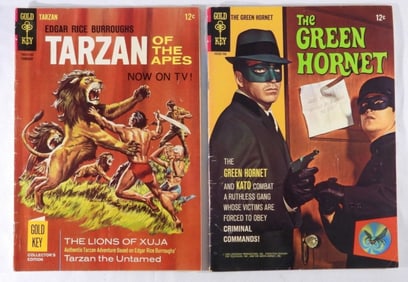 GOLD KEY GREEN HORNET & TARZAN 12c