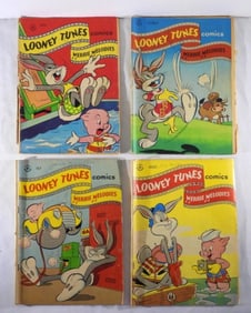 (4) 1946-47 DELL LOONEY TUNES COMICS