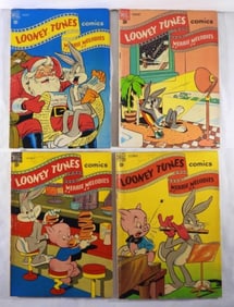 (4) DELL LOONEY TUNES 1948-49 COMICS