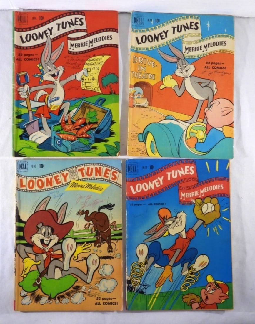 (4) 1951 DELL LOONEY TUNES COMICS (1 of 2)