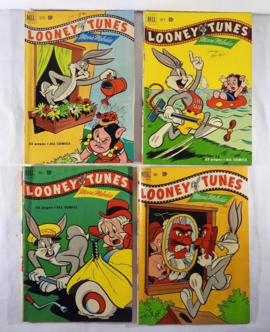 (4) 1951 DELL LOONEY TUNES COMICS (1 of 2)