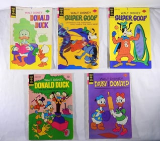 (5) WALT DISNEY DONALD/GOOFY COMICS