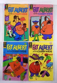 (4) FAT ALBERT GOLD KEY 1975-76 COMICS