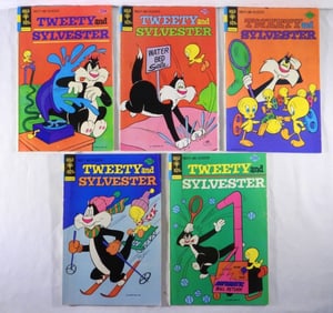 (5) TWEETY AND SYLVESTER GOLD KEY COMICS