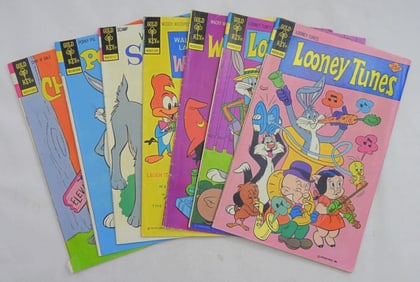 (7) GOLD KEY CARTOON COMICS 1973-76