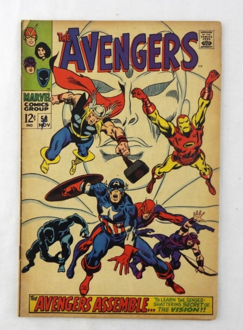 1968 MARVEL #58 AVENGERS (1 of 3)