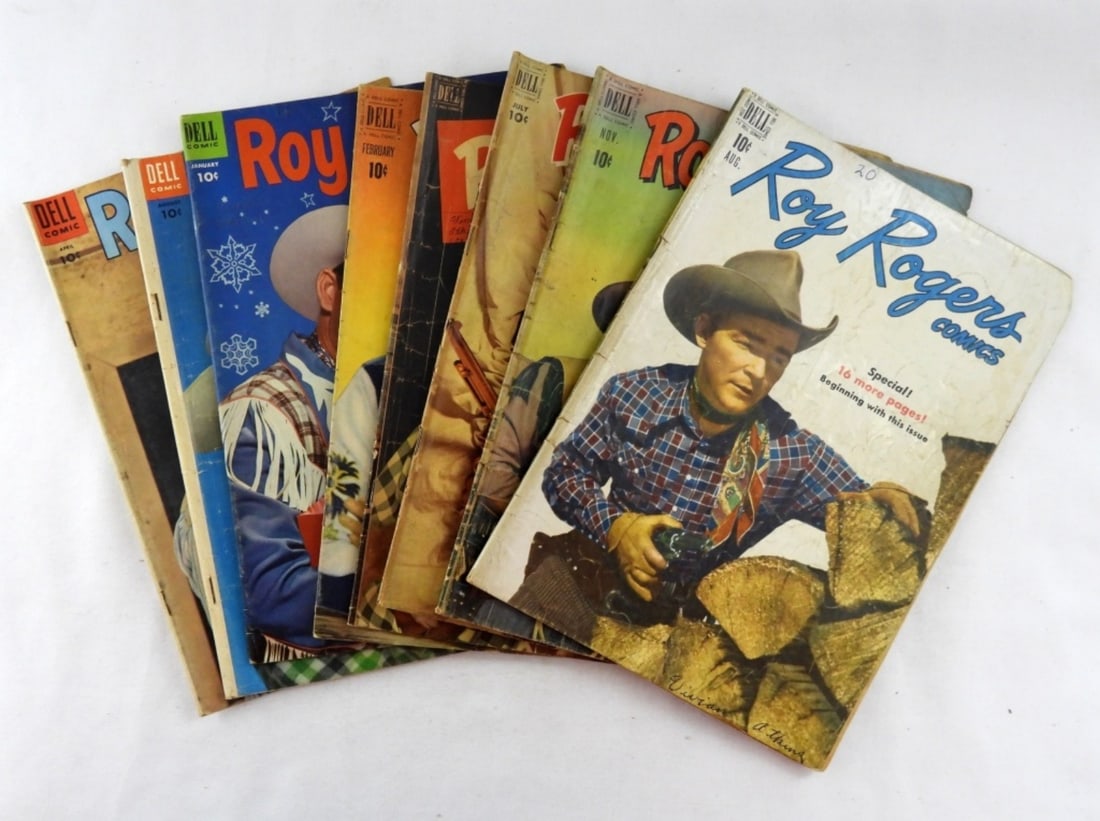 (8) ROY ROGERS COMICS- 1949-1955 (1 of 3)
