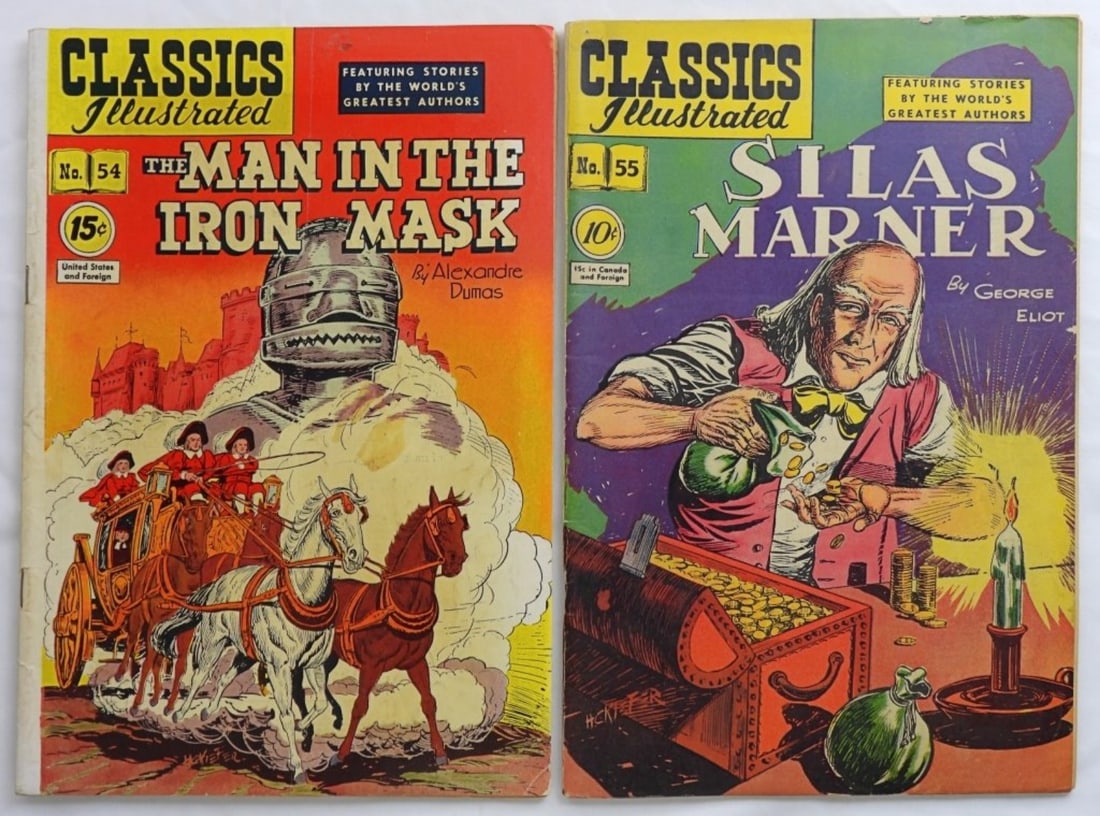 (2)CLASSIC ILLUSTRATED SILAS MARNER #55 (1 of 2)