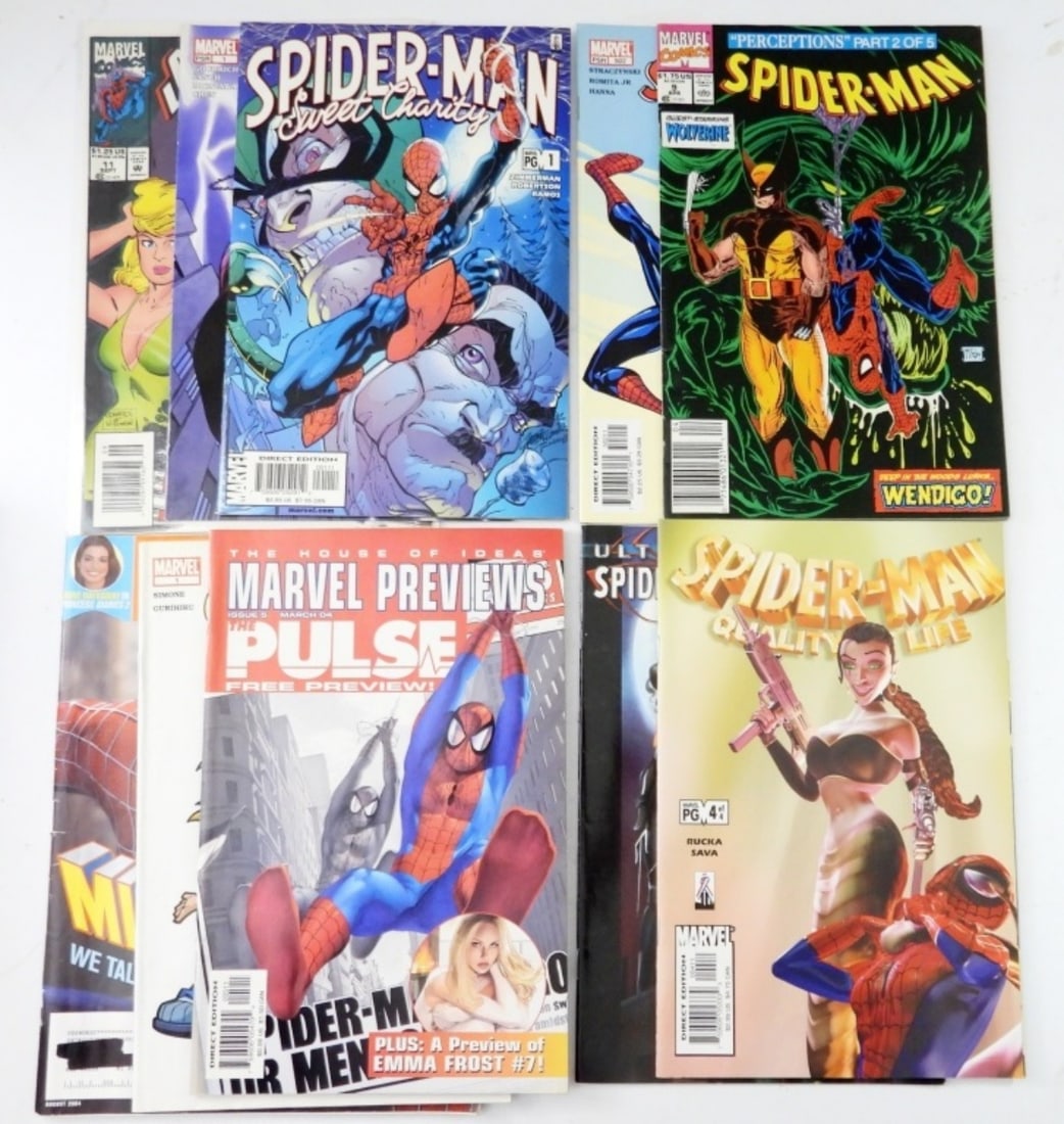 (10) MARVEL SPIDER-MAN COMIC LOT (1 of 2)