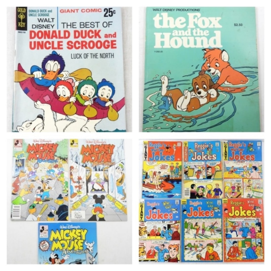 (12) WALT DISNEY & ARCHIE MIXED LOT (1 of 1)