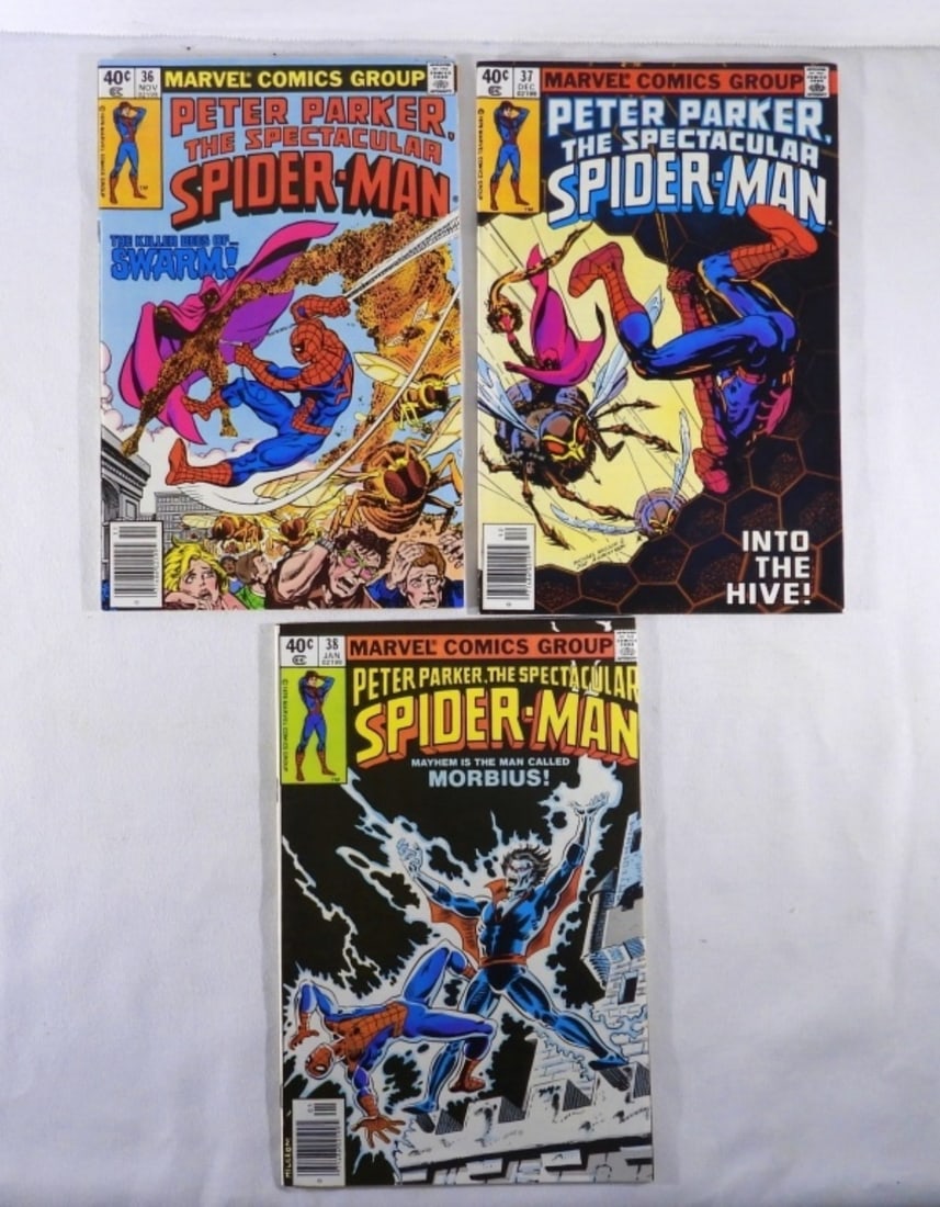 (3) 1979 MARVEL COMICS SPIDERMAN (1 of 2)