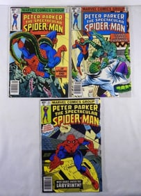 (3) SPIDERMAN MARVEL COMICS 1979