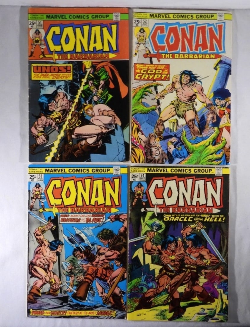 (4) MARVEL CONAN THE BARBARIAN 1975 (1 of 2)