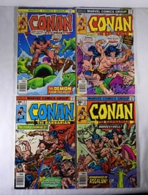 (4) MARVEL CONAN THE BARBARIAN 1976