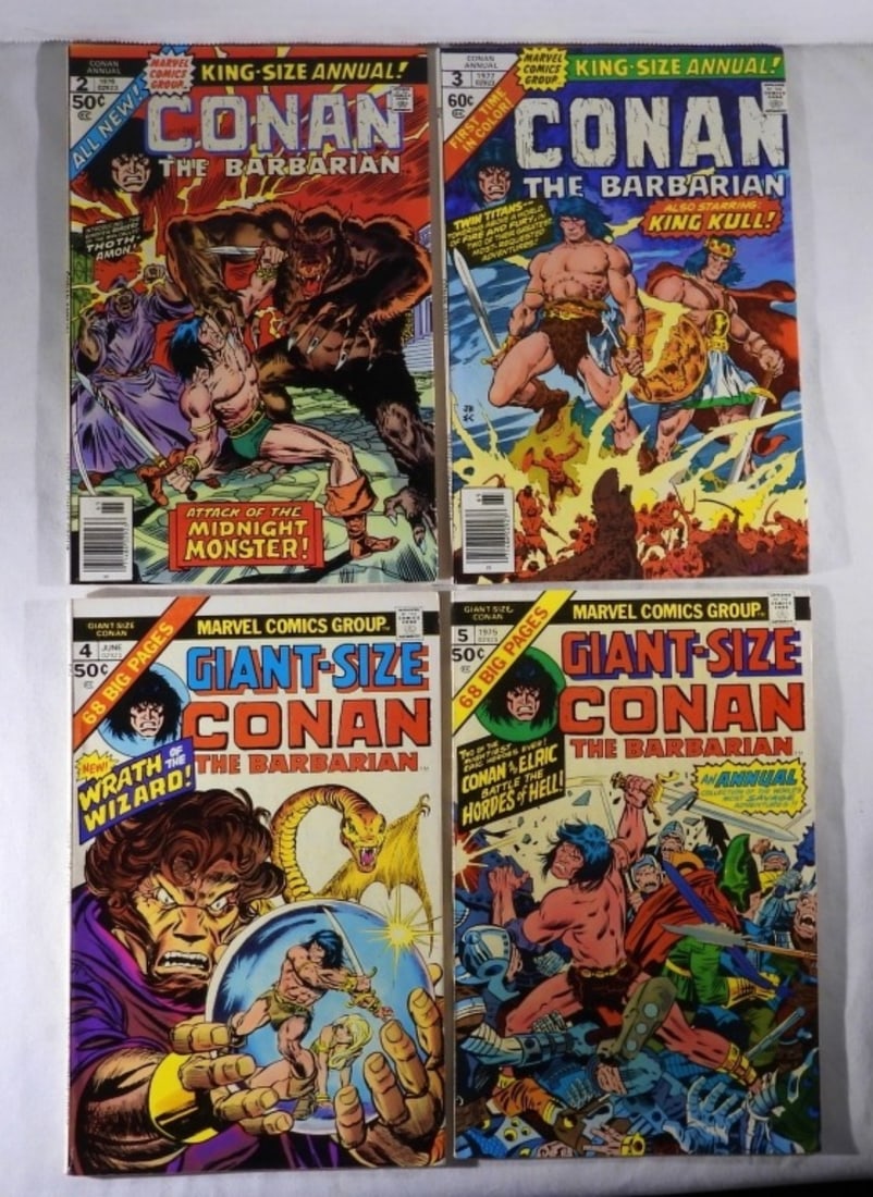 (4) MARVEL CONAN THE BARBARIAN 1975 (1 of 1)