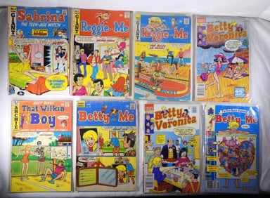 (8) ARCHIE COMIC LOT - SABRINA & MORE
