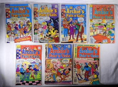 (7) ARCHIE COMIC LOT - PALS n GALS