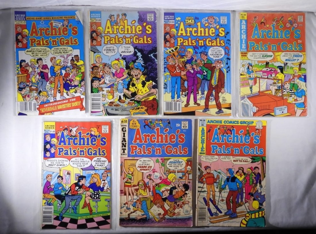 (7) ARCHIE COMIC LOT - PALS n GALS (1 of 2)