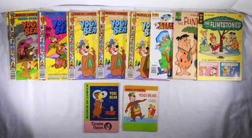 YOGI BEAR & FLINTSTONES COMIC LOT