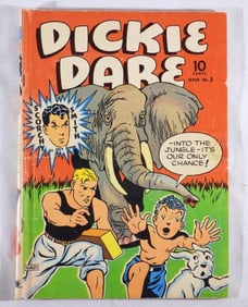 1942 DICKIE DARE No 3 COMIC BOOK 10c