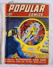 1941 POPULAR COMICS SUPERMIND AND SON