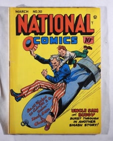 1943 NATIONAL COMICS No 30 UNCLE SAM