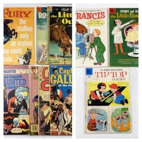 (12) DELL MIXED COMIC LOT