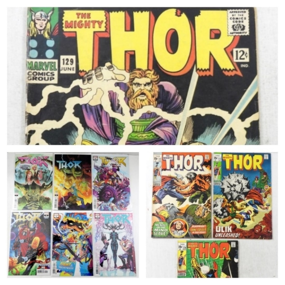 (10) MARVEL THE MIGHTY THOR COMICS (1 of 1)