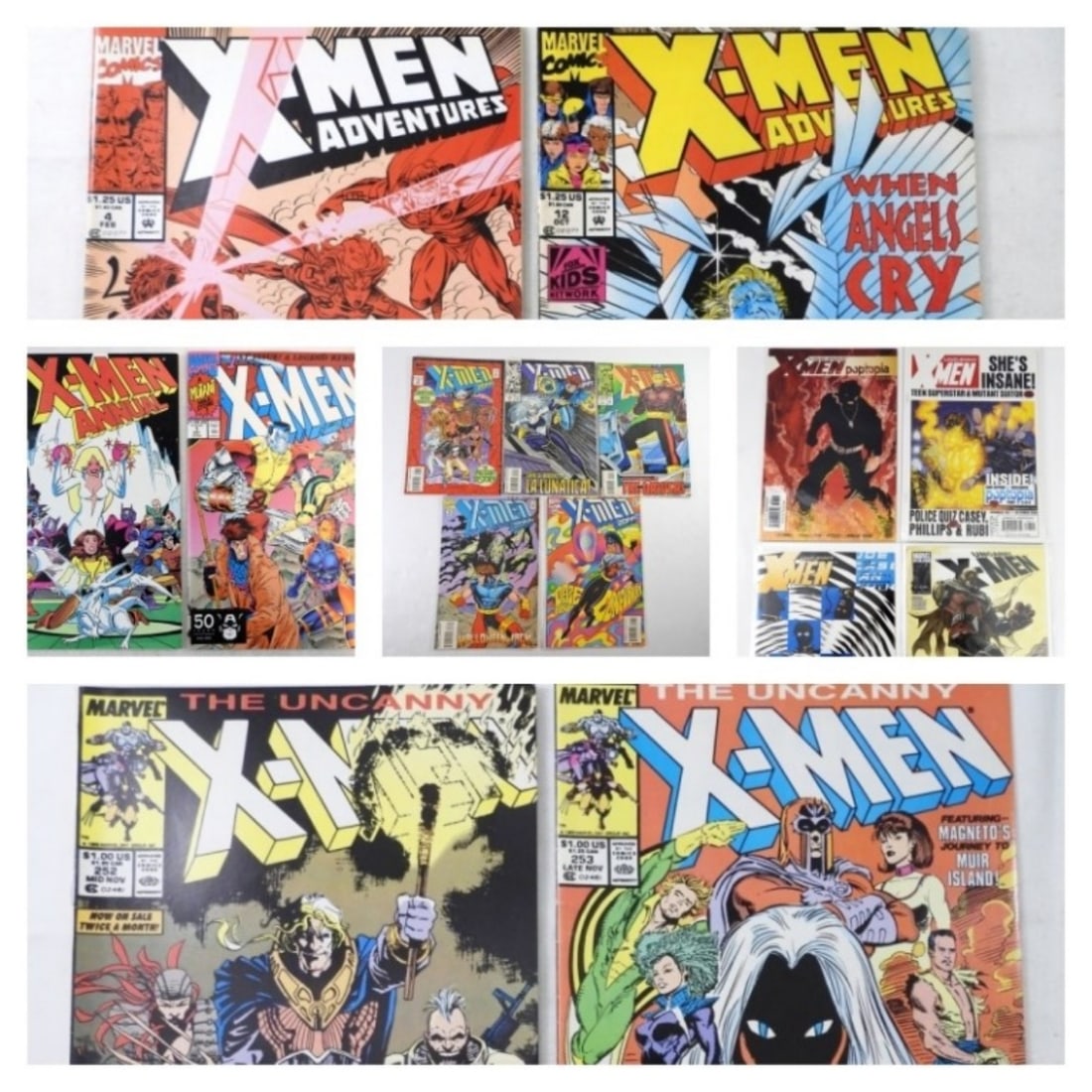 (15) MARVEL X-MEN COMICS MIXED LOT (1 of 1)