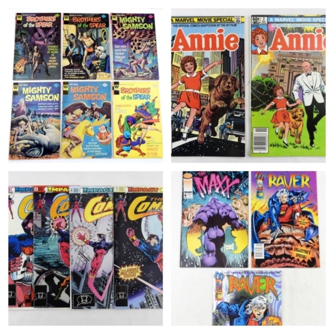 (15) MIX OF IMPACT, MARVEL, WHITEMANS COMICS (1 of 1)