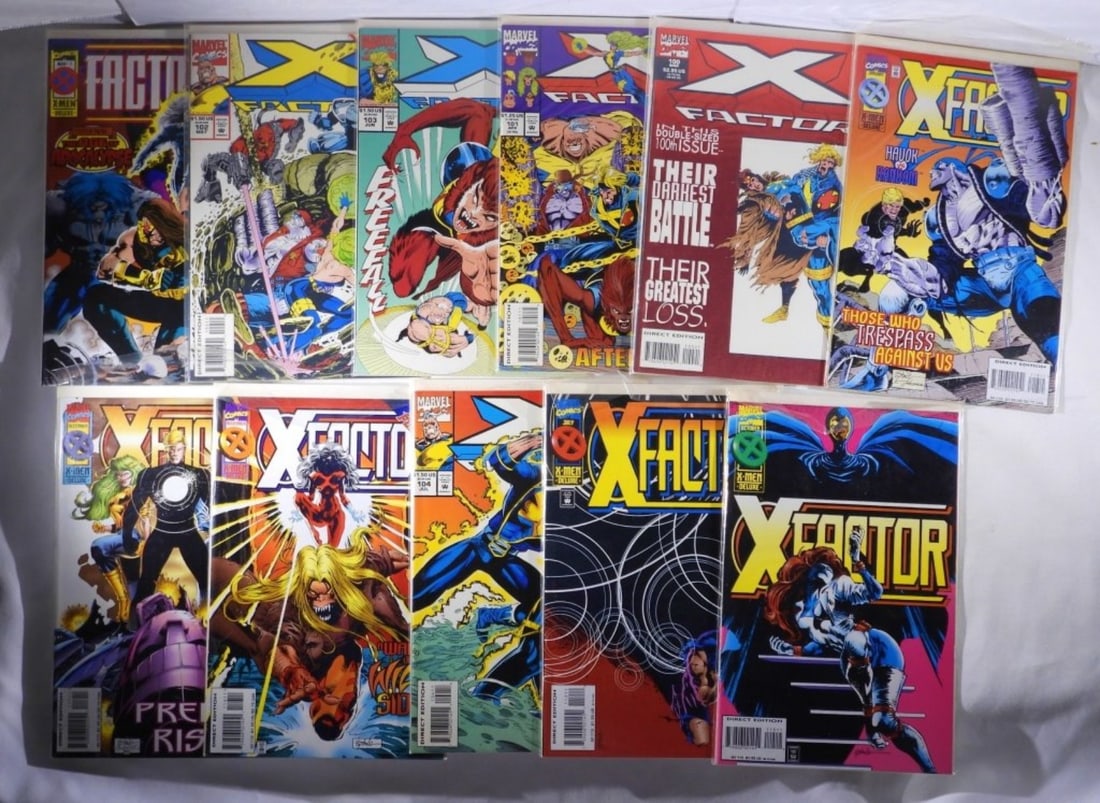 (22) MARVEL FACTOR X COMIC LOT (1 of 2)