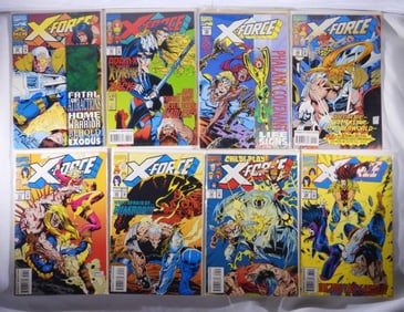 (16) MARVEL X-FORCE COMIC LOT