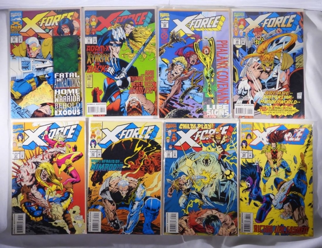 (16) MARVEL X-FORCE COMIC LOT (1 of 2)