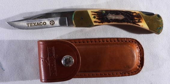 TEXACO SCHRADE LB8 UNCLE HENRY KNIFE