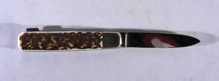 HARTKOPF LOCKBACK KNIFE STAG HANDLE