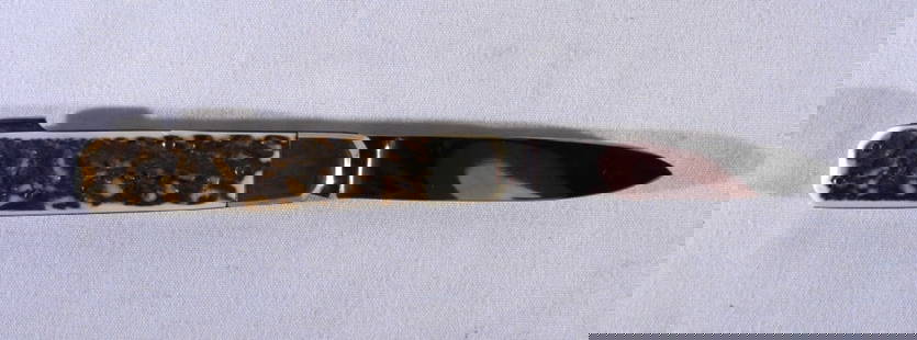 HARTKOPF LOCKBACK KNIFE STAG HANDLE: SOLINGEN, GERMANY in BOX LIKE NEW